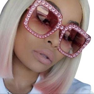Pink Gucci sunglasses